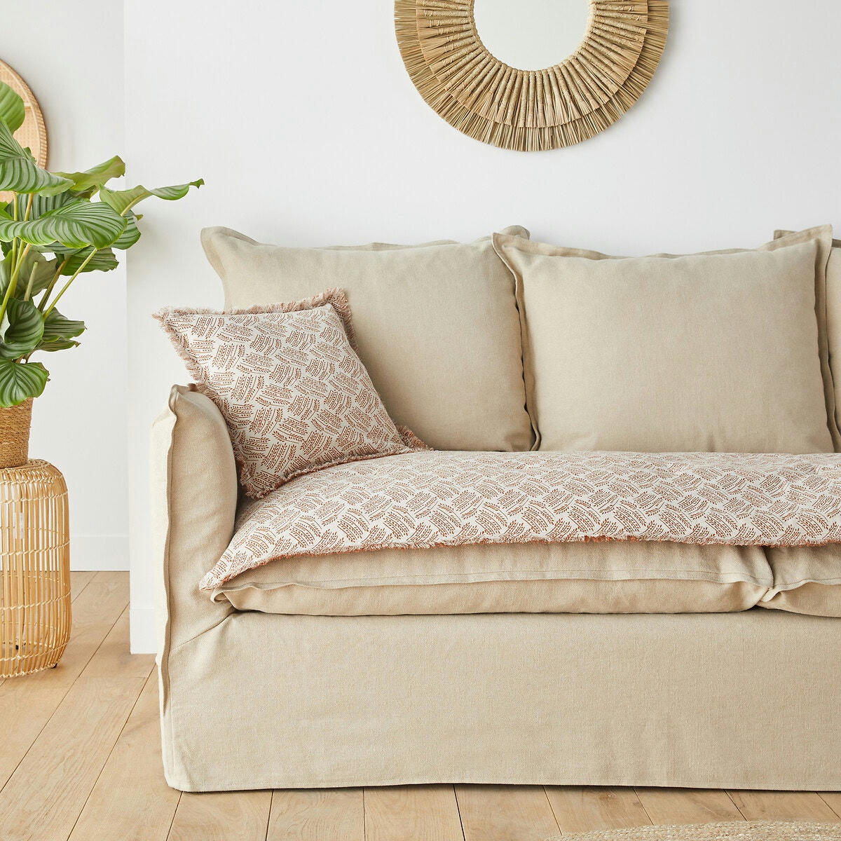 Matelas d'assise lin/coton, Orella