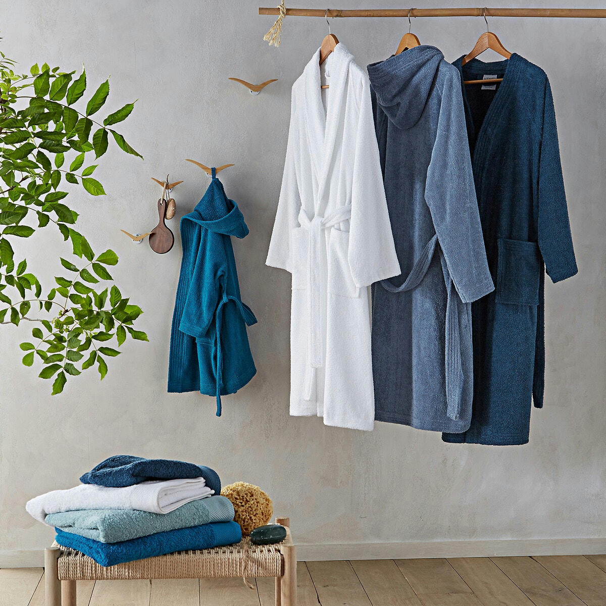 Peignoir châle adulte 350 g/m², Scenario