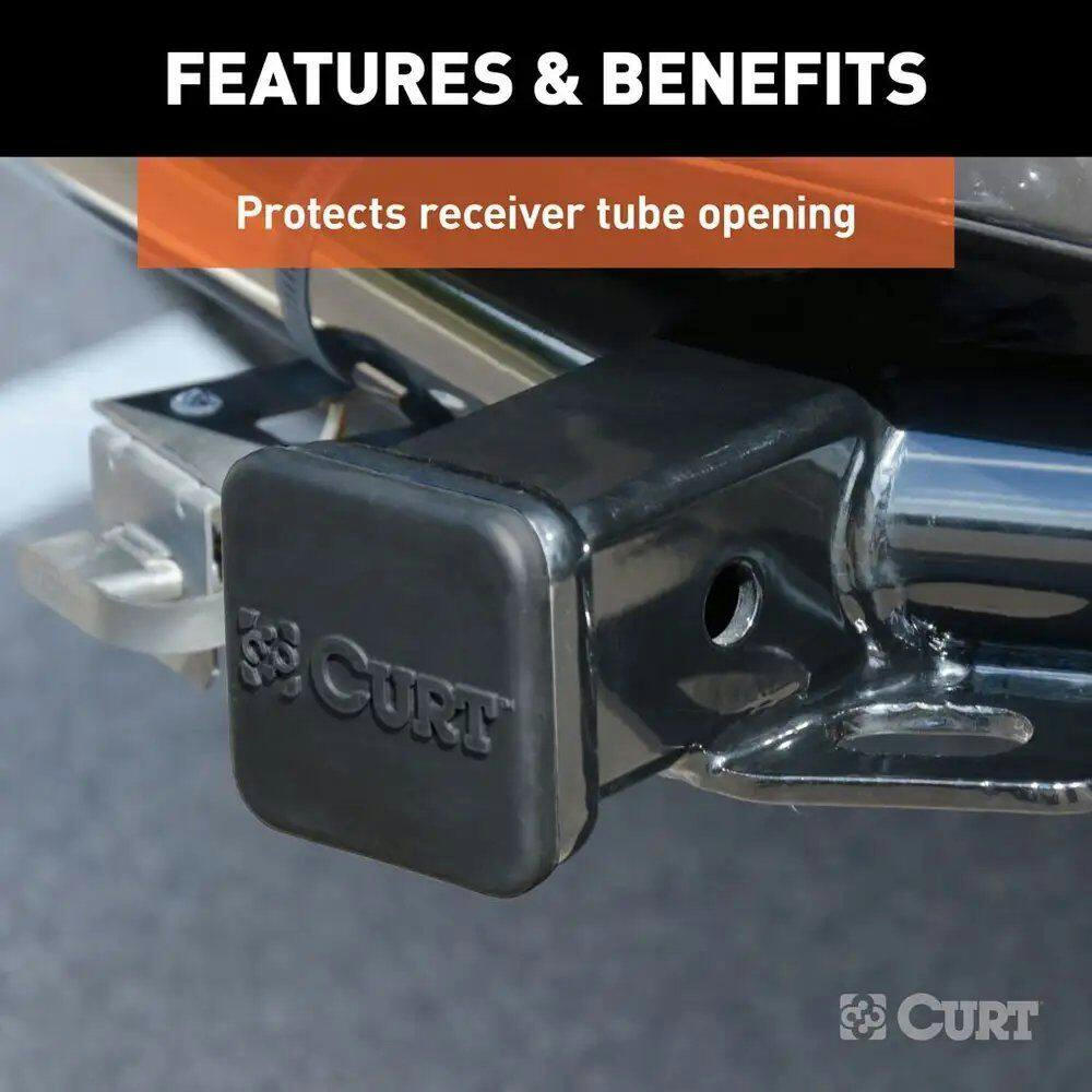 CURT Rubber Hitch Tube Cover, 2-in