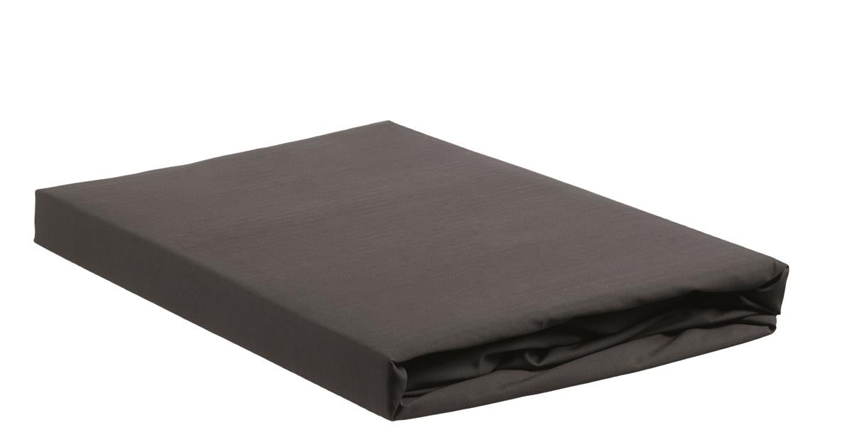 Beddinghouse Percale katoen - Hoeslaken - 160x200 - Antraciet