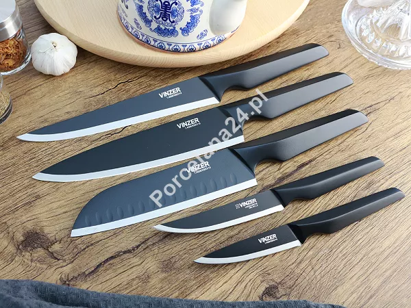 Nóż do warzyw 8,9 cm Vinzer - Geometry Nero Line 16.89299