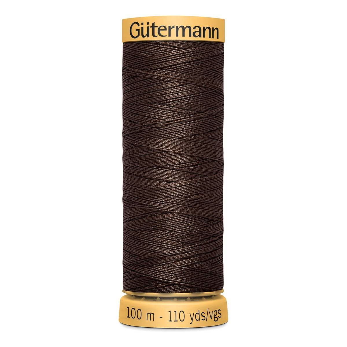 Gutermann Dark Brown Cotton Thread 100m (1912)
