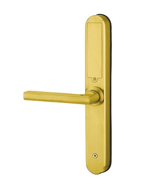 Paire de poignées connectées Intelock Room hôtel, pour porte intérieure, doré - INTELOCK