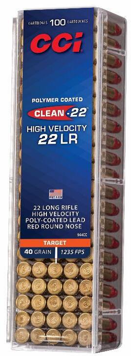CCI 22 LR Subsonic Blue Polycoat 40 Grain Lead Round Nose