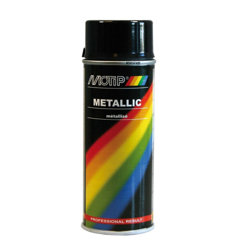 Peinture Metallic noire 0,4 L MOTIP