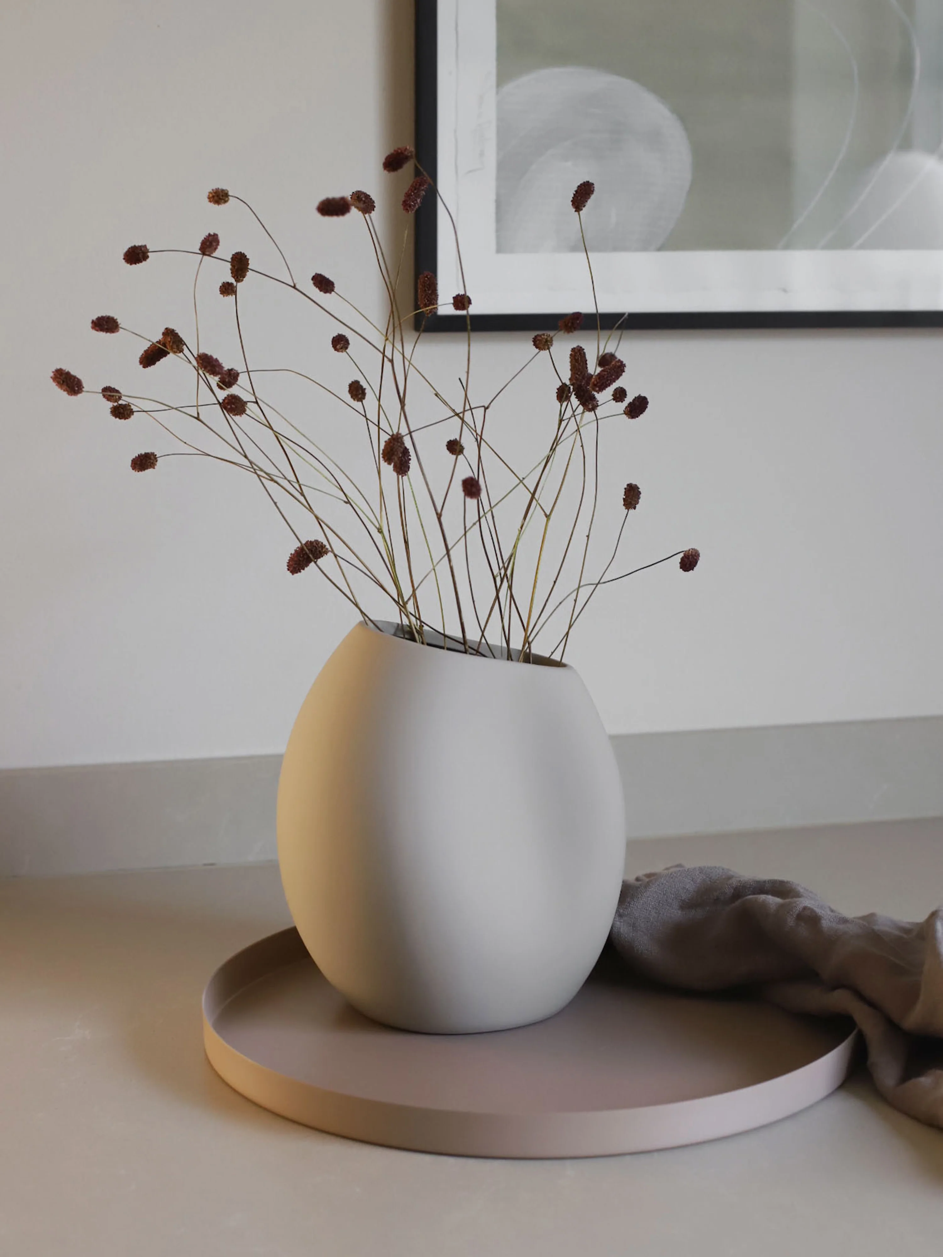 Rundes Deko-Tablett Anise