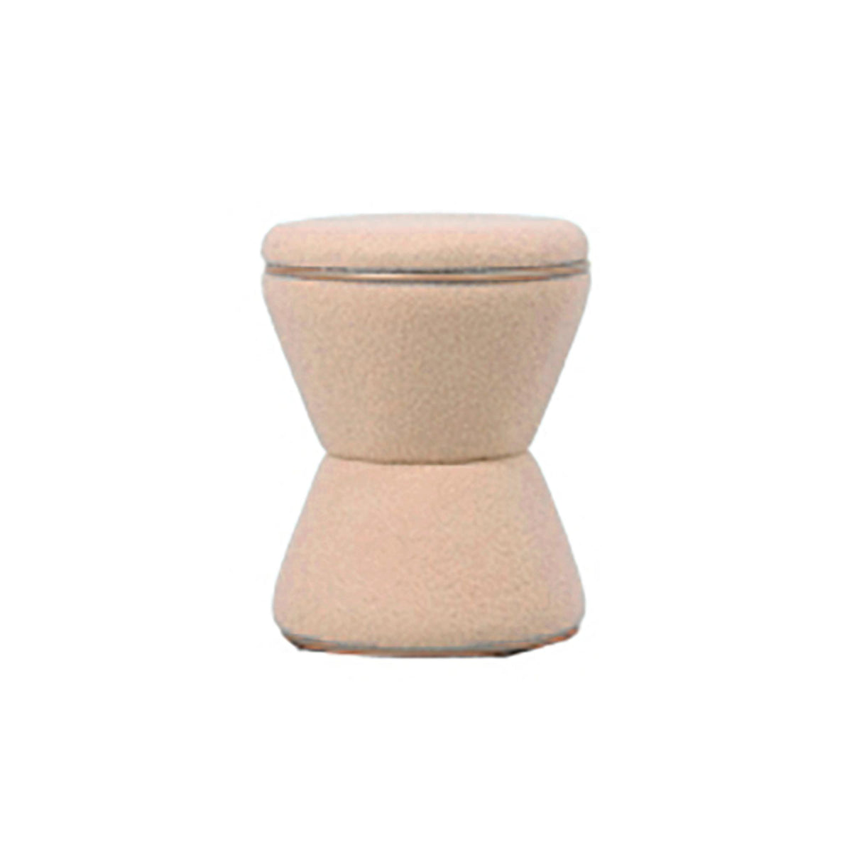 Leitmotiv poef Gustar - bruin - 38.5x38.5x43cm