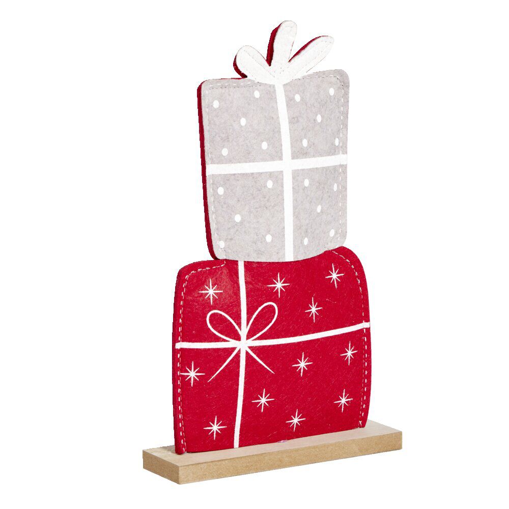 Cadeaux décoratifs en feutrine à poser H29,5cm