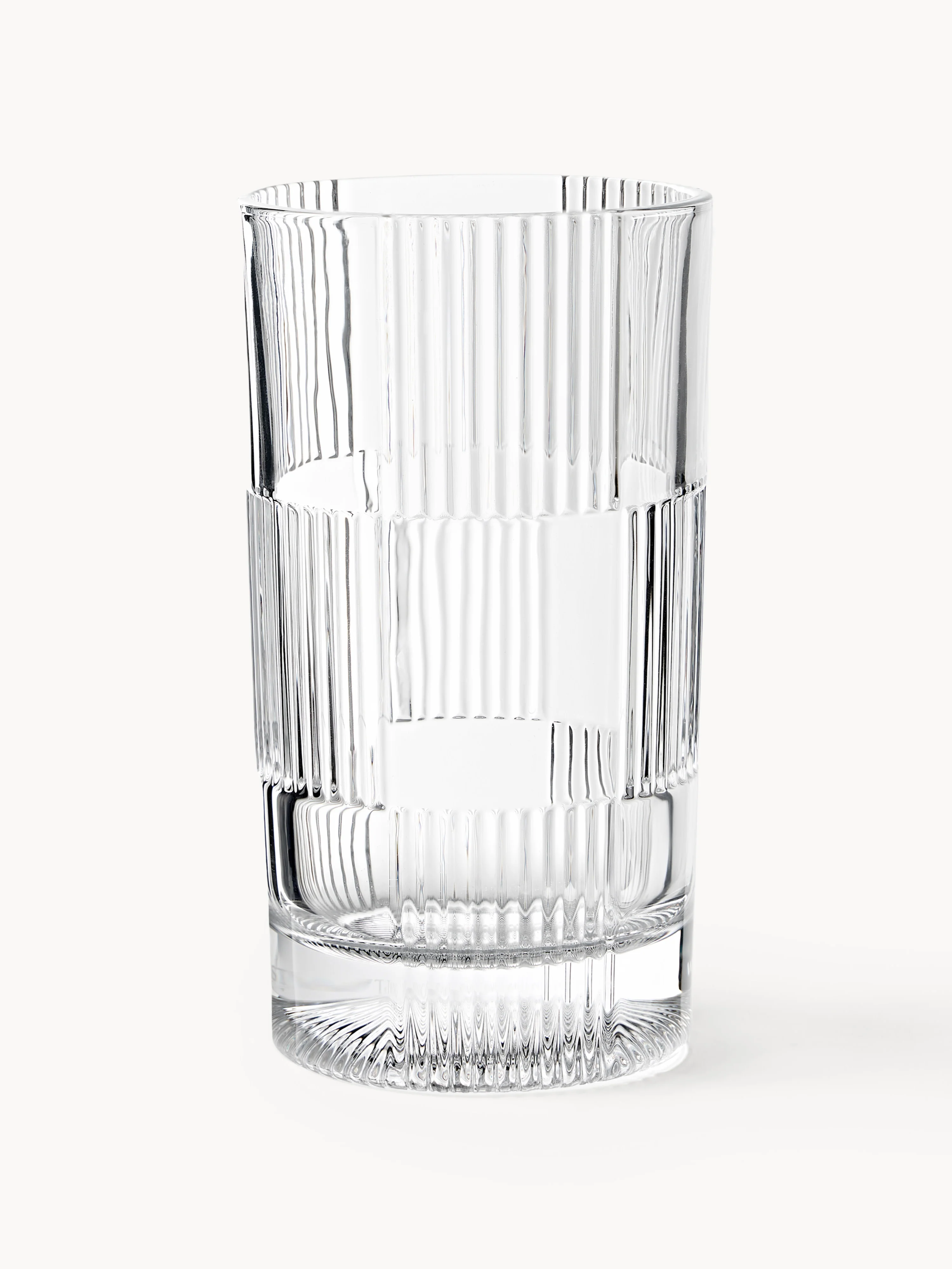 Highball-Gläser Bicchi mit Prägungsmuster, 4er-Set
