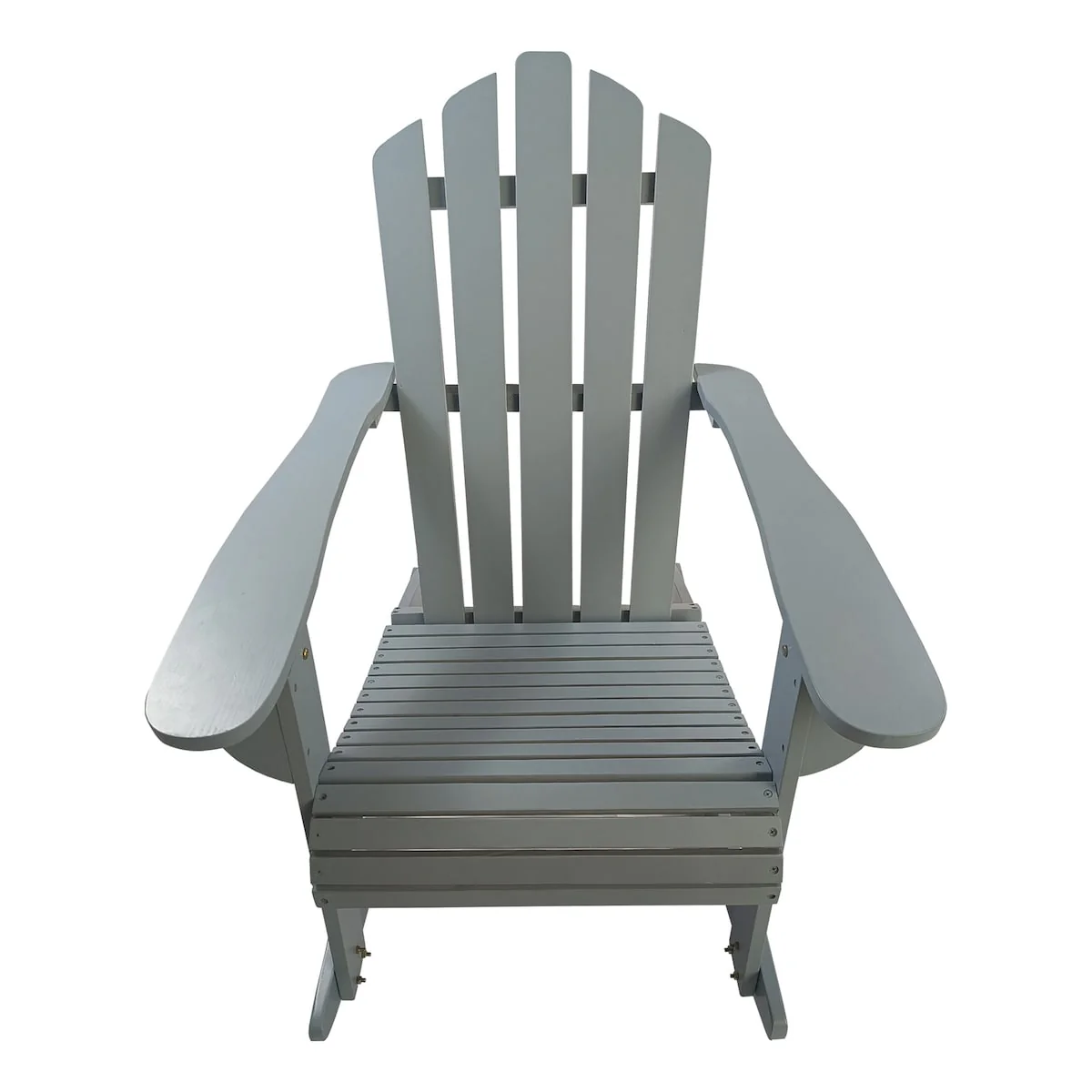 Patio Outdoor Reclining Rocking Adirondack Chair with Wide Seat and Armrest