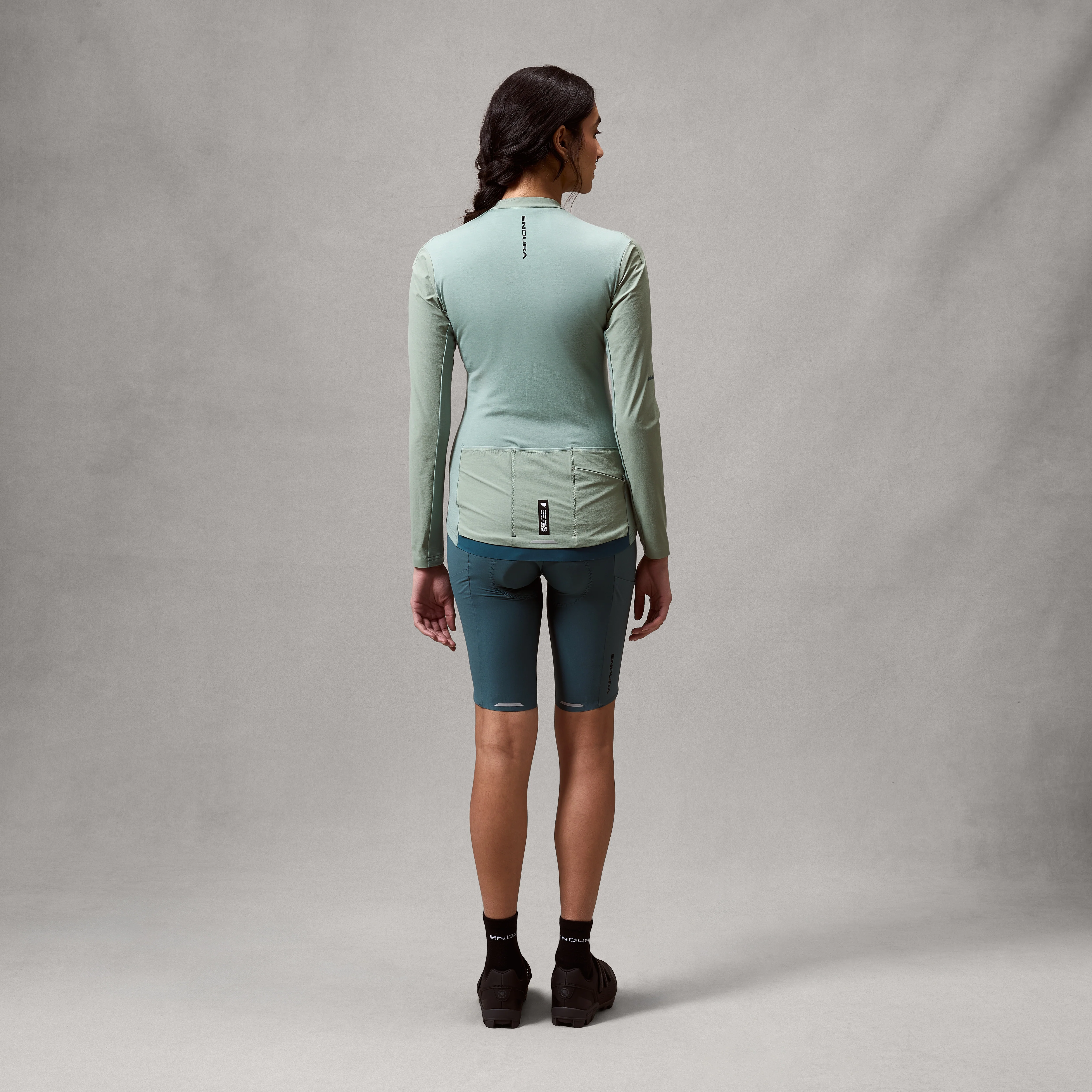 Women's AllTrack Ride L/S Jersey - Sage Green