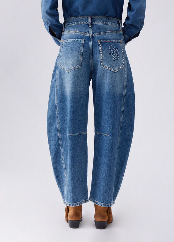 Jeans balloon a vita bassa