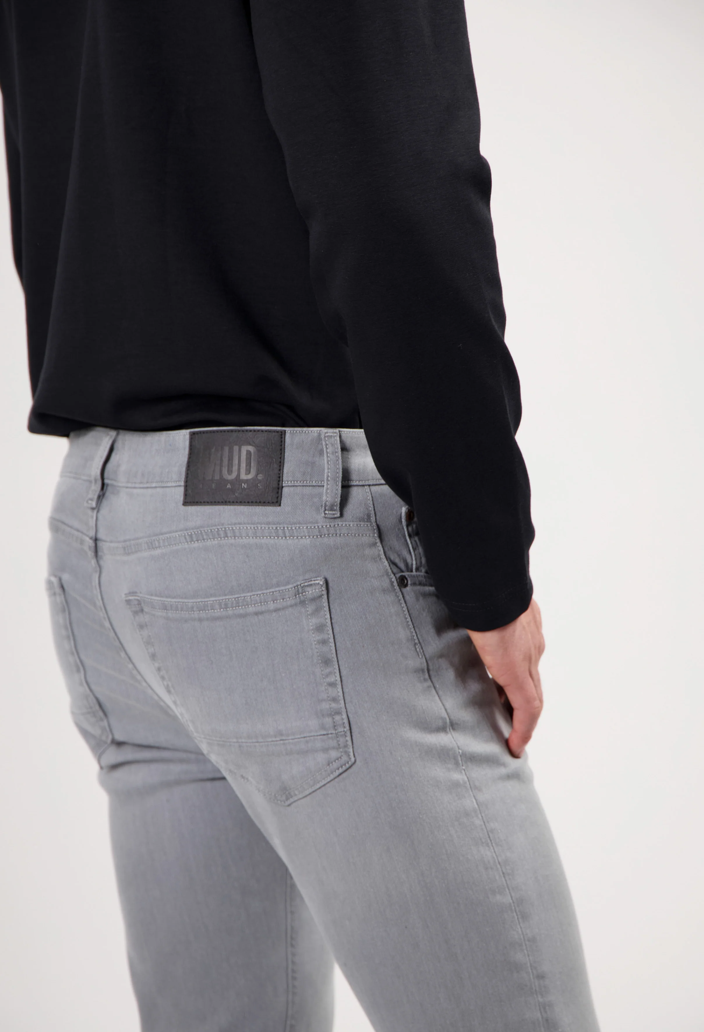 Bryce Mid Straight - Light Grey