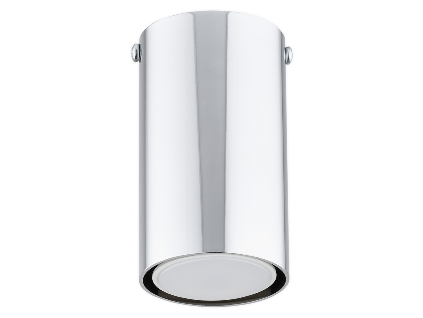 Lampa natynkowa Frigga stalowa srebrna