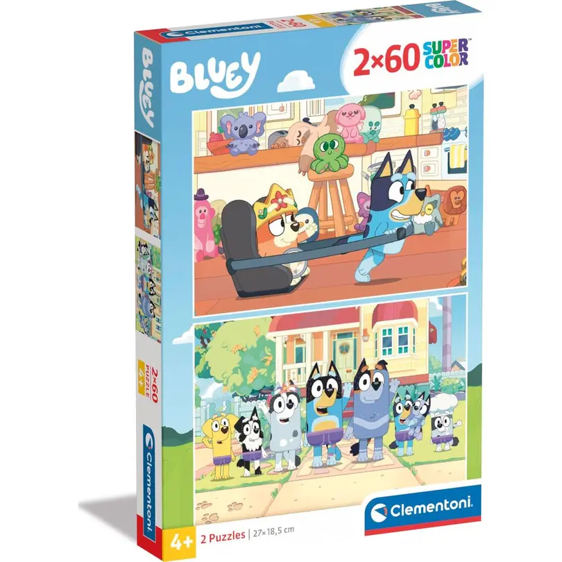 Puzzle 2er-Set Bluey