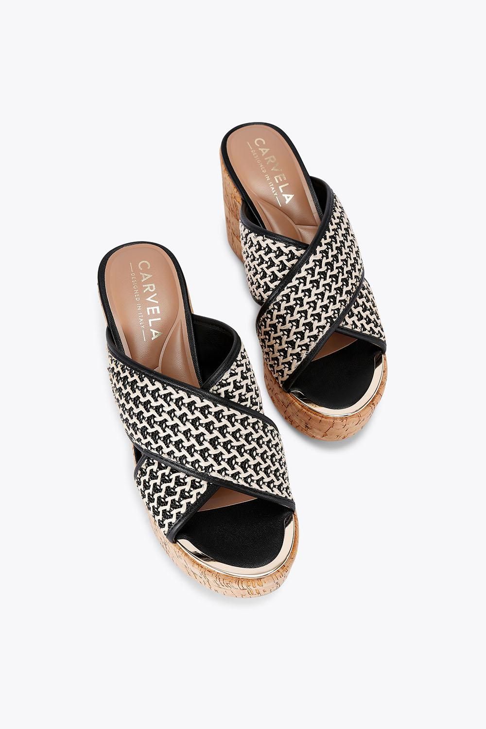 Carvela Sorrento Wedge Mule' Sandals