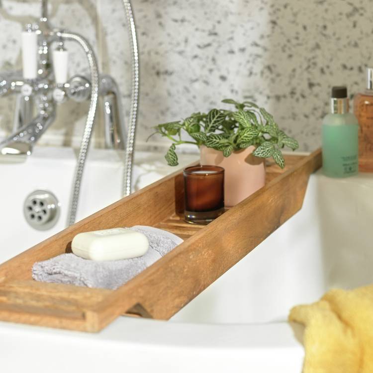 Habitat Mango Wood Bath Bridge