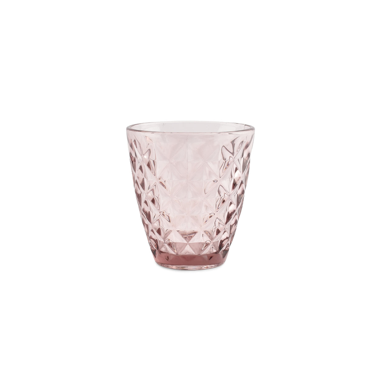 Salt & Pepper - Glas 22cl roze Prisma - Set van 4