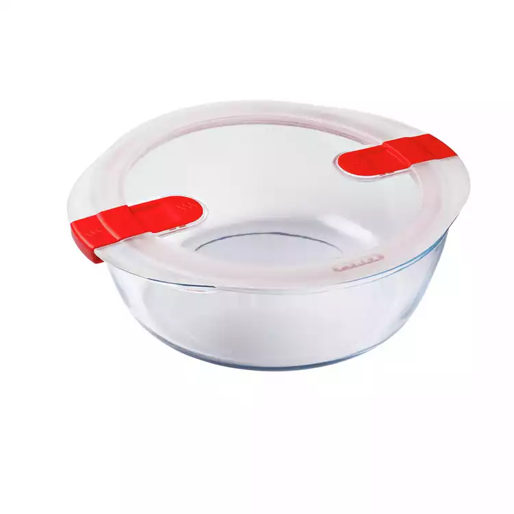 Pyrex Cook & Heat 2.3 Litre Round Glass Dish