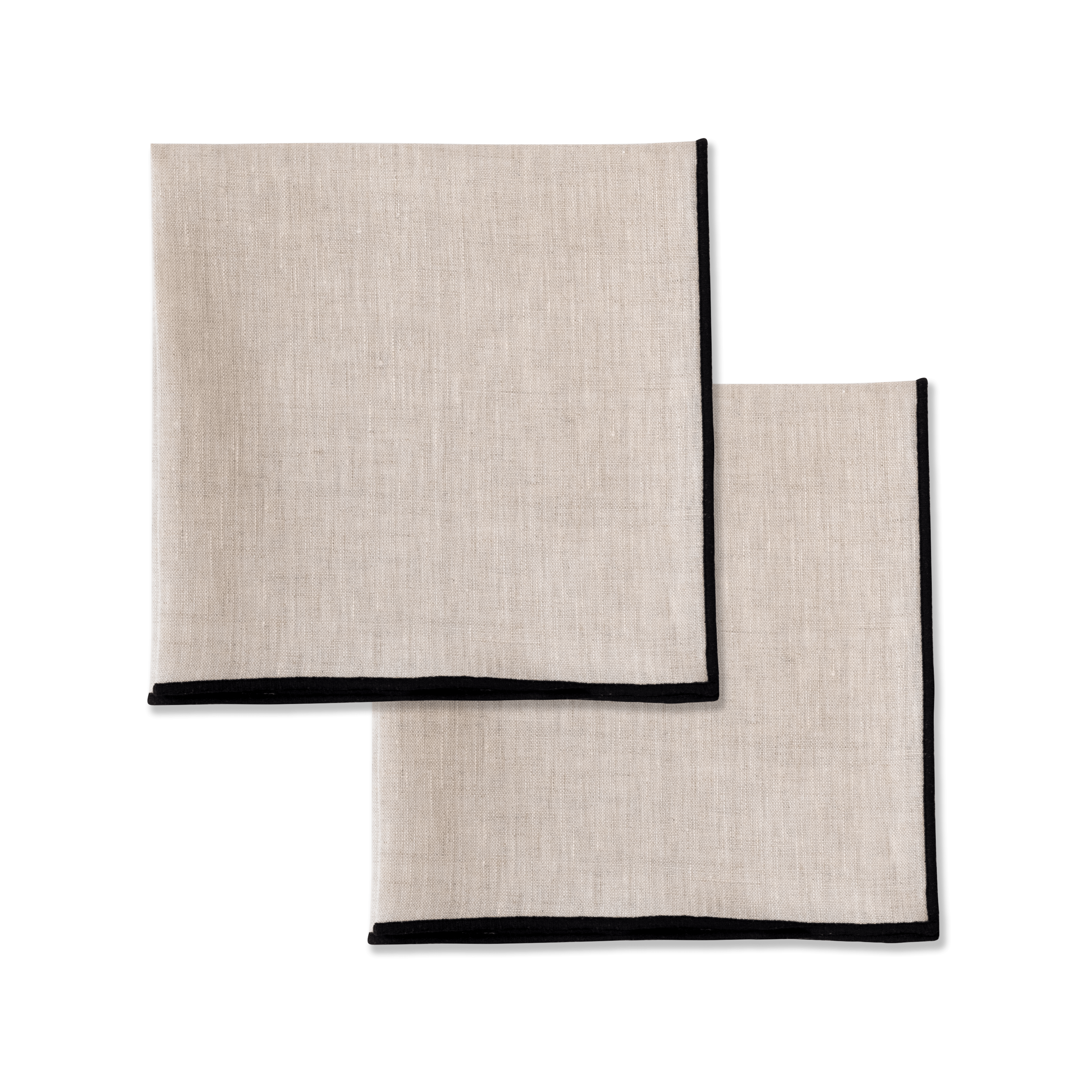 Kulu Club servetten - 100% linnen - beige - set van 2