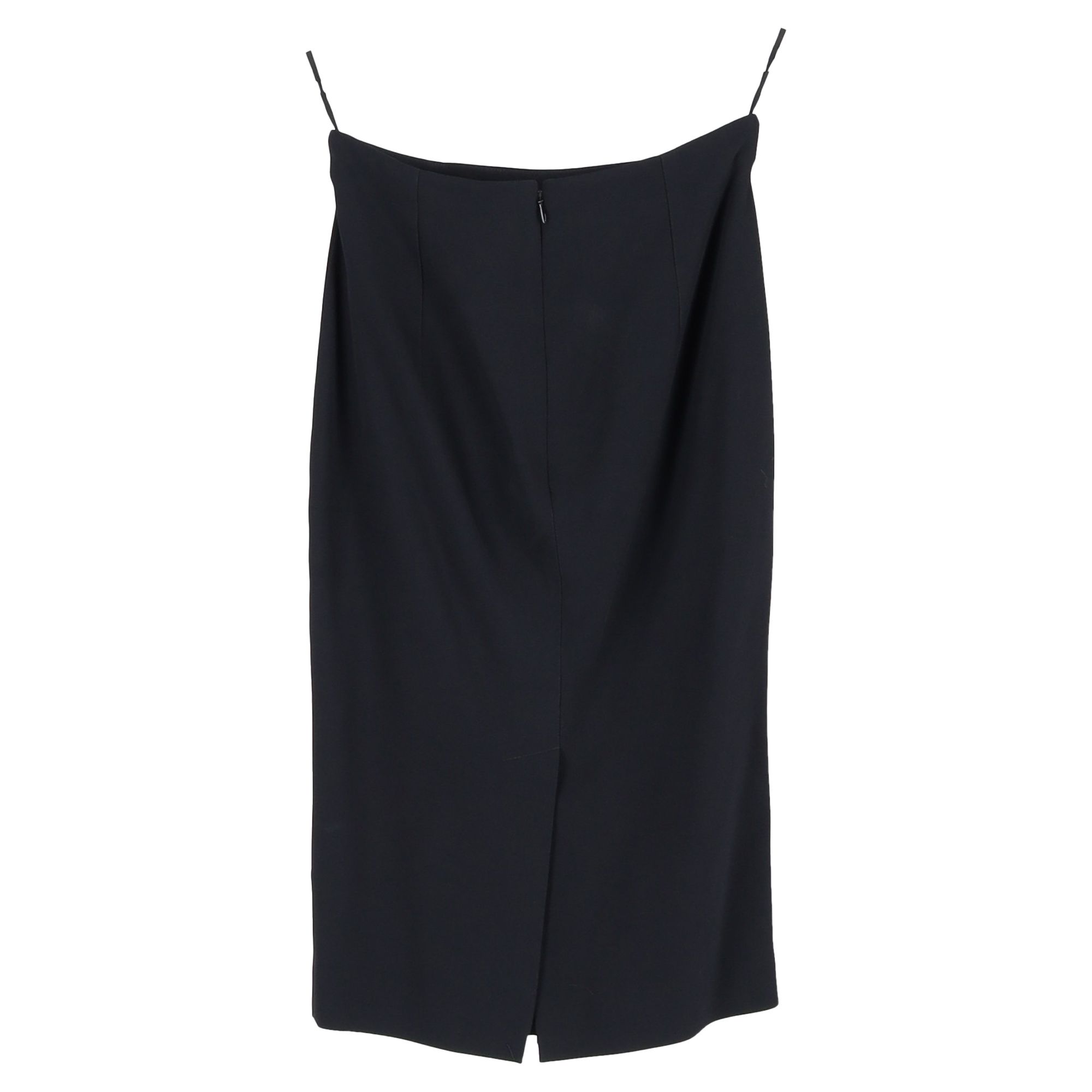 Alexander McQueen Preloved Pencil Skirt in Black Polyester