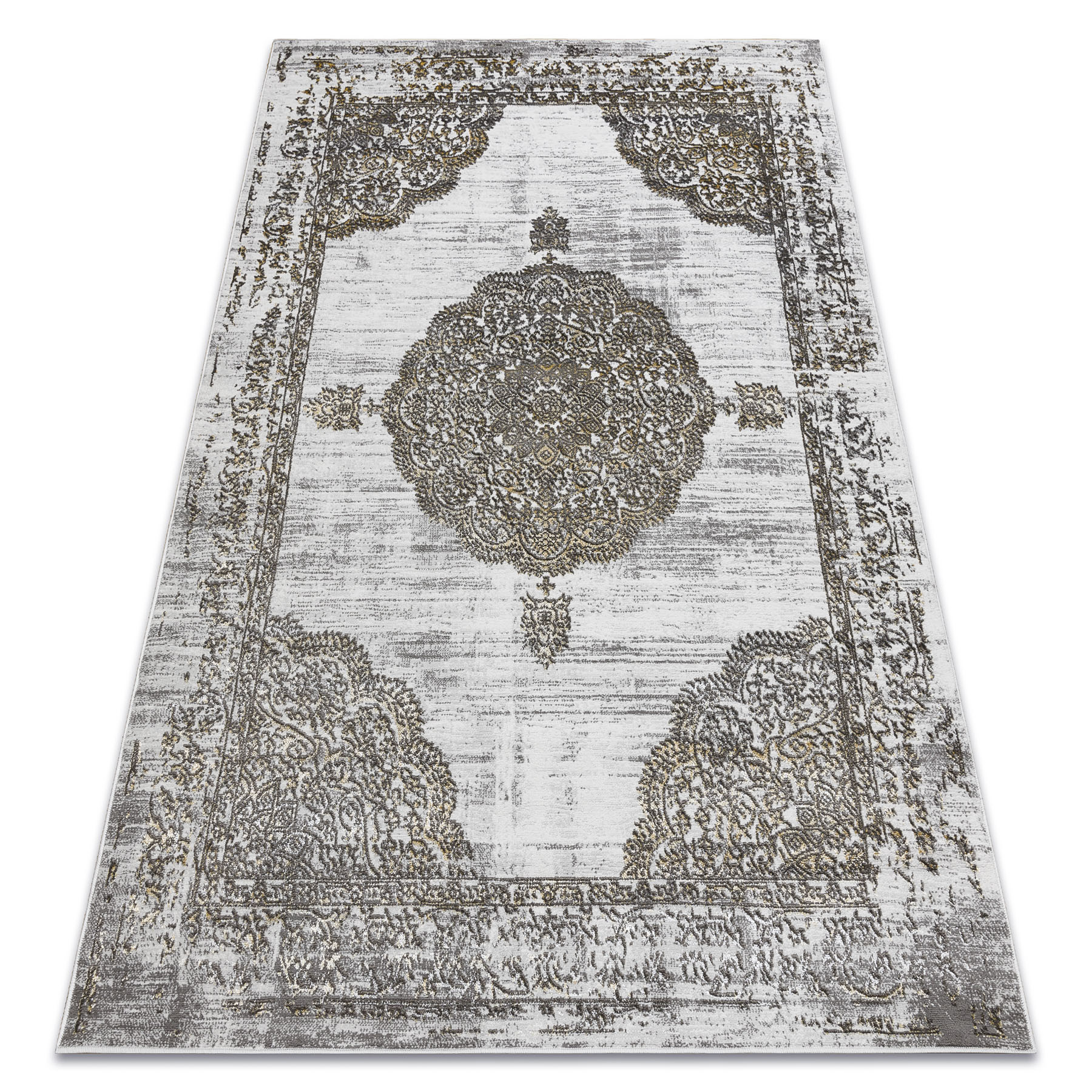 Dywan LIRA E1468 Rozeta, strukturalny, nowoczesny, glamour - 80x150 cm