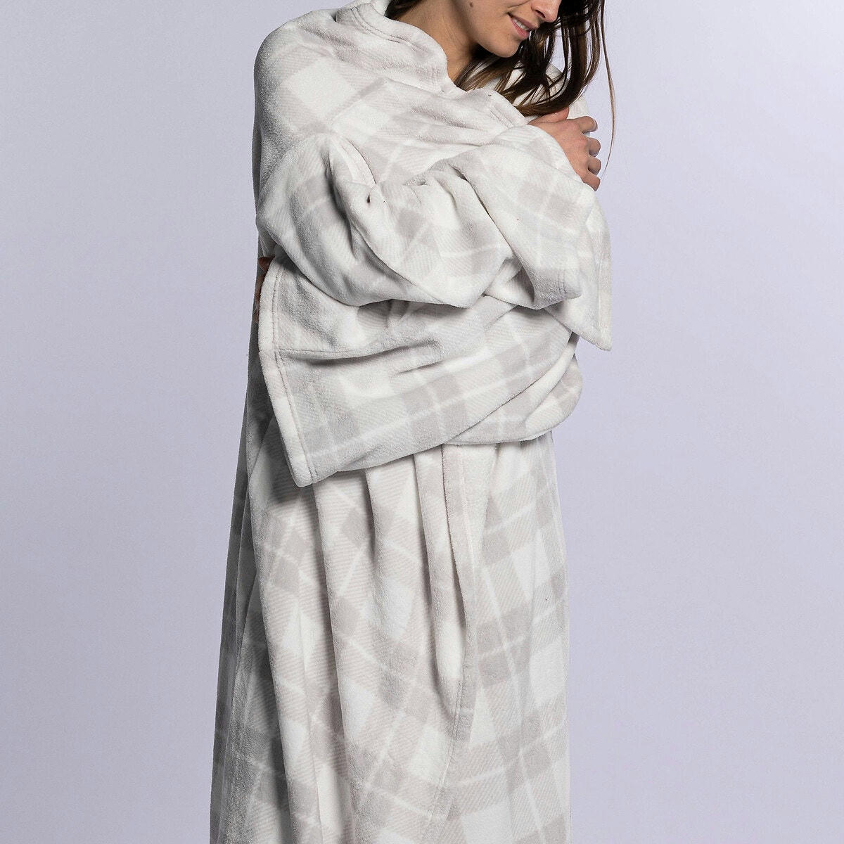 Plaid à manches longues tout doux