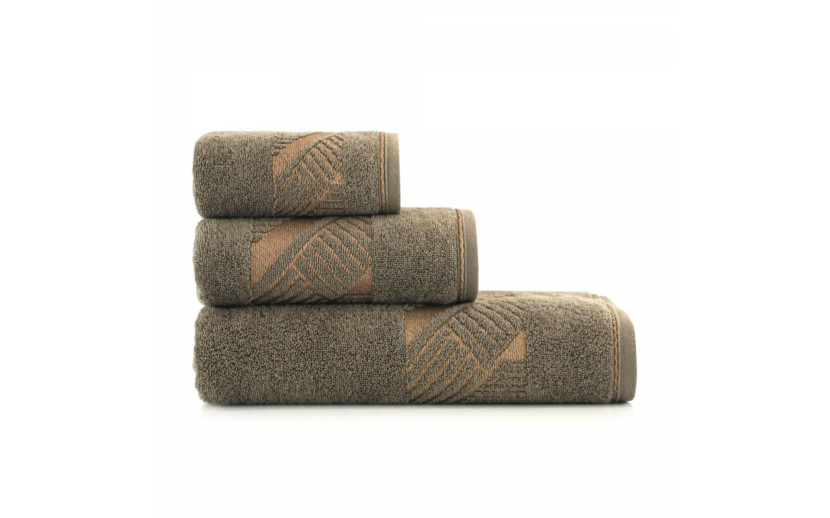 Ręcznik Enzo 50x90 beżowy ciemny 420 g/m2 Zwoltex