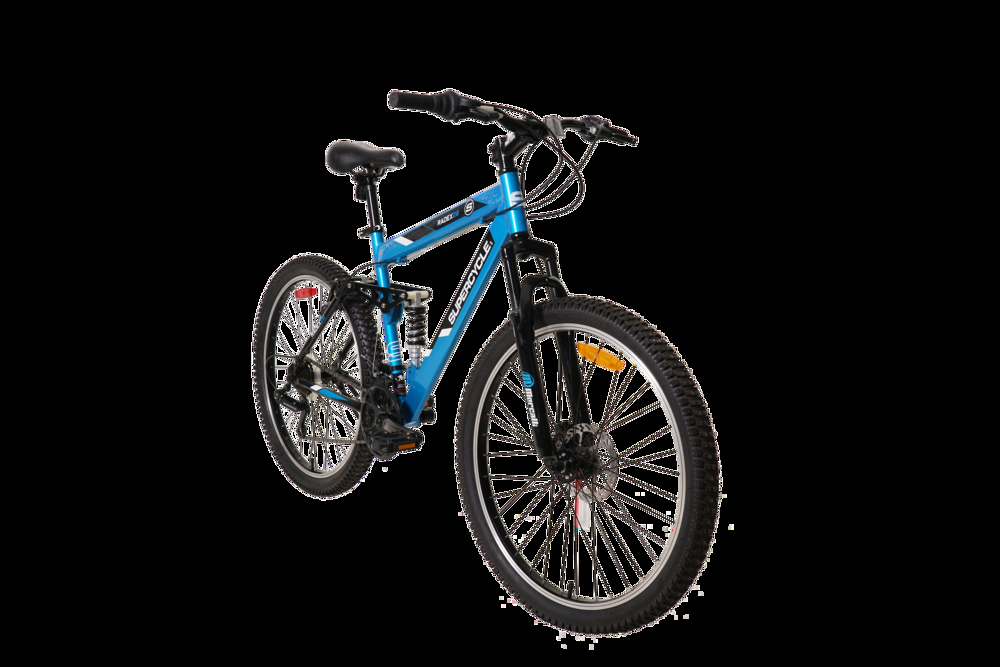 Supercycle Radex Adult Bike, 21-Speed, 26-in, Alloy DS frame, Blue