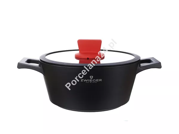 Garnek z pokrywą 24 cm / 3 L ZWIEGER - Obsidian 1Z.OB.G24