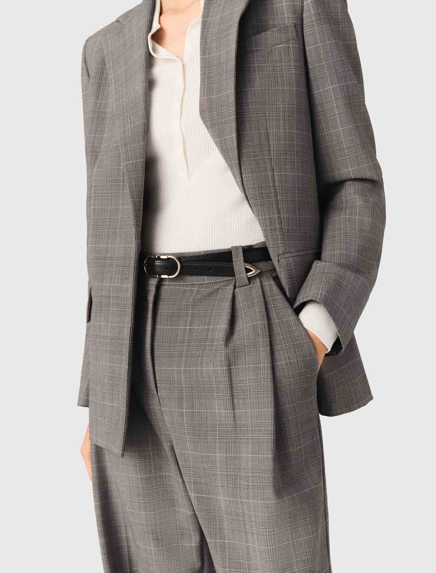 Veste de tailleur à carreaux