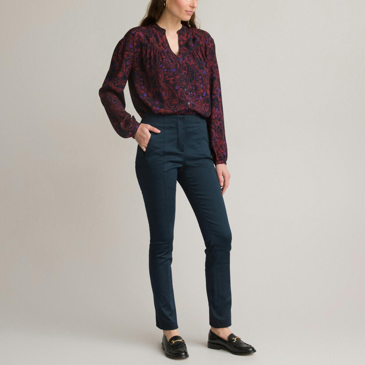 Pantalon droit confort stretch