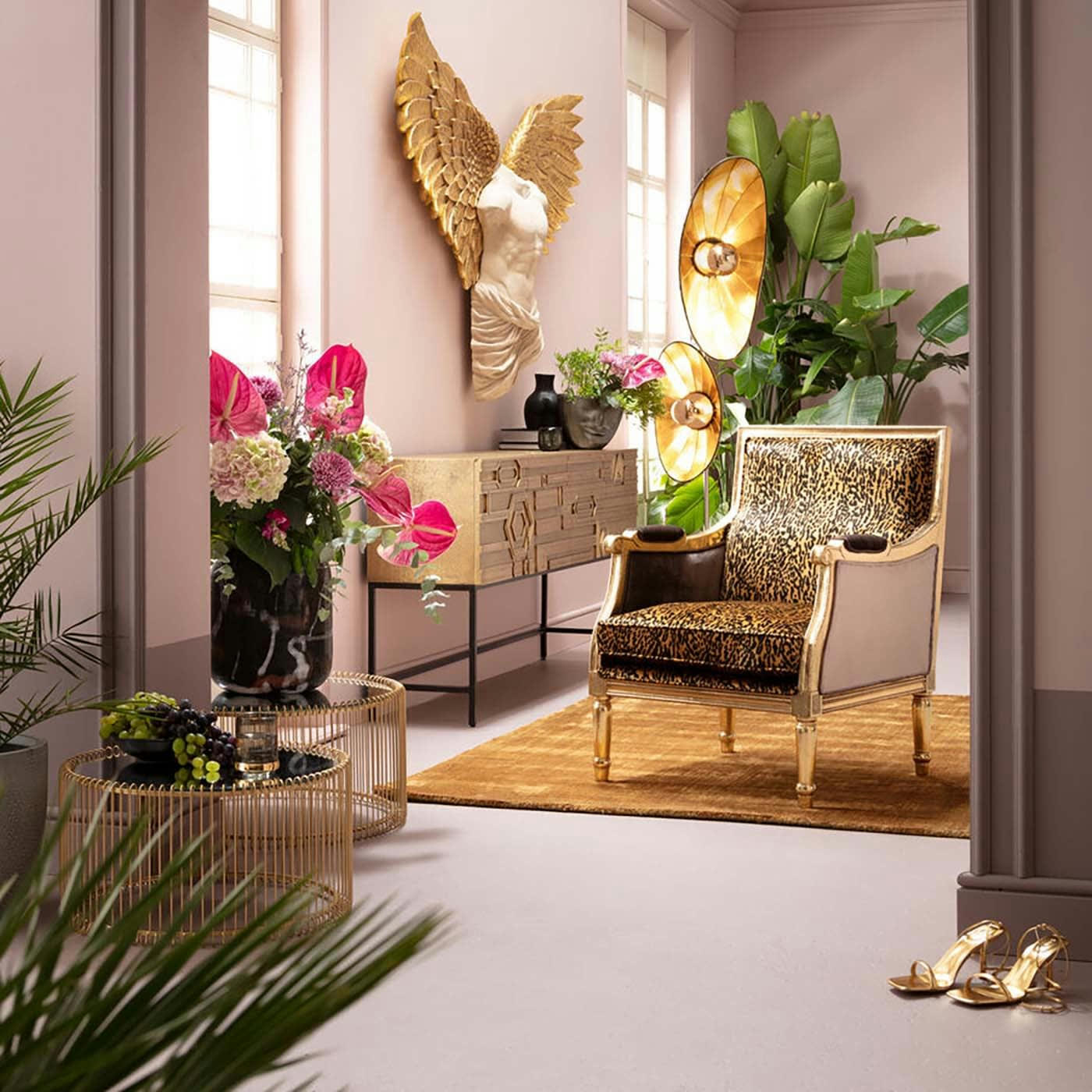 REGENCY - Fauteuil Regency léopard Kare Design