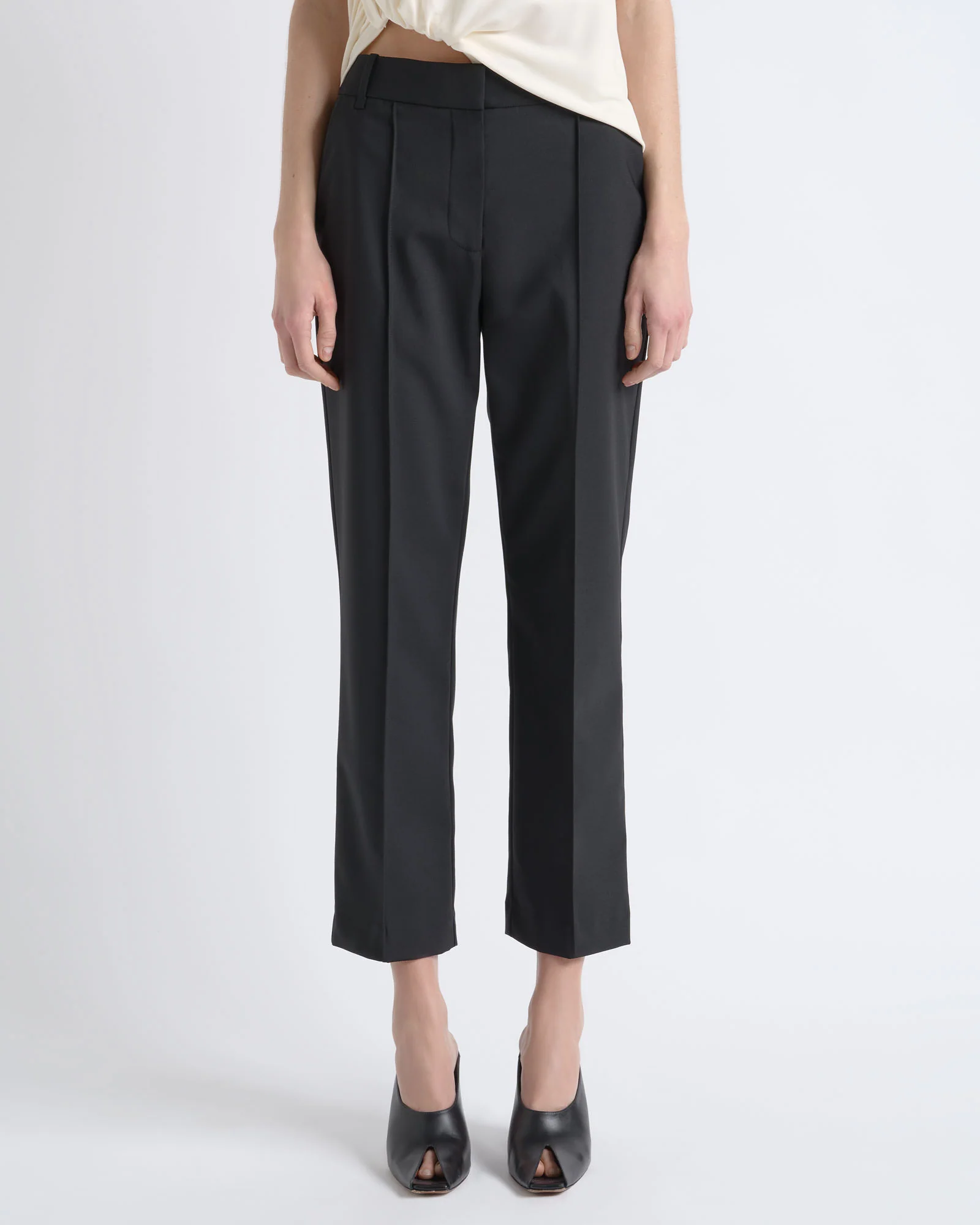 High Waisted Cigarette Pant