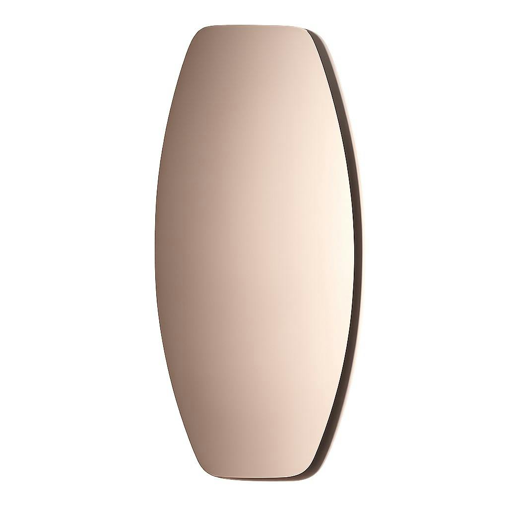 Miroir mural ovale bronze 180 cm MILANO