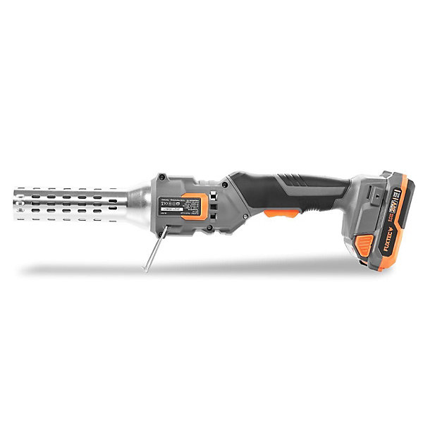 Allume-feu sans fil - FUXTEC FX-E1CL20 - 20V pour barbecue et charbon, 550 degrés C - Set avec batterie 2Ah et chargeur 1A