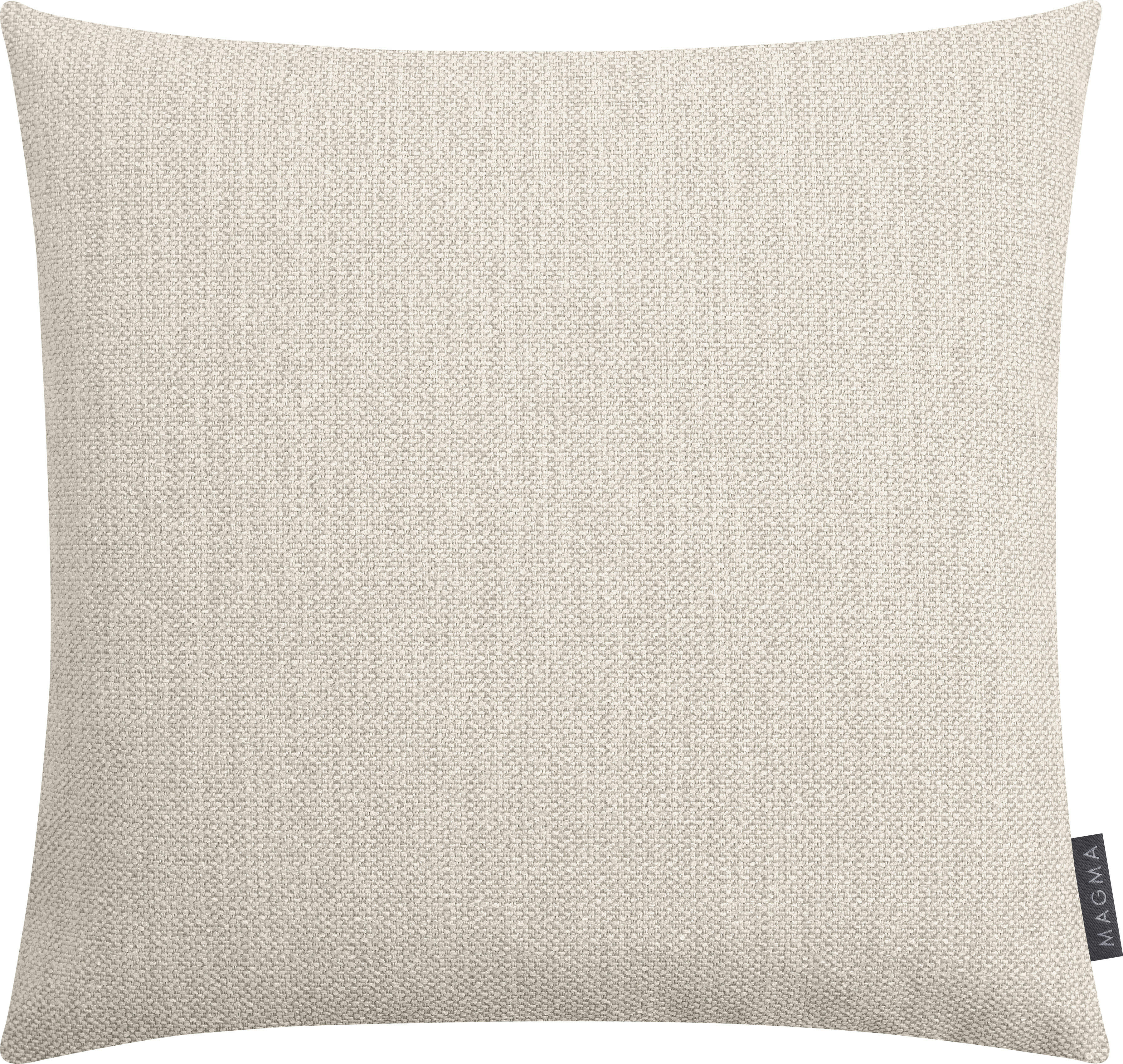 LEJA - Housse de coussin jacquard avec coton recyclé sable - 45x45