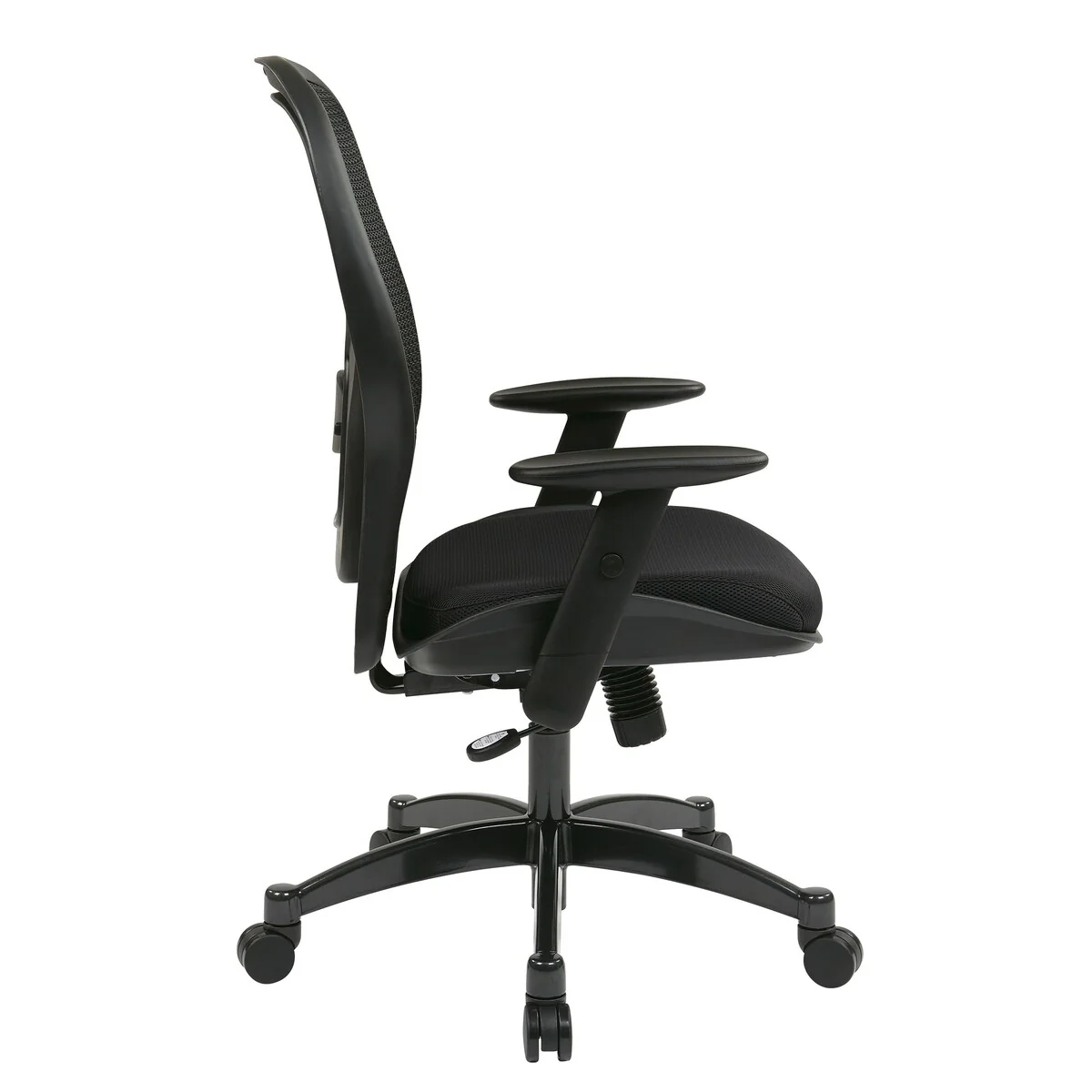 Professional Black Breathable Mesh Office Chair with Mesh Fabric Seat