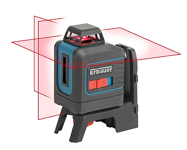 Niveau laser à ligne rouge rotatif Erbauer 20 m