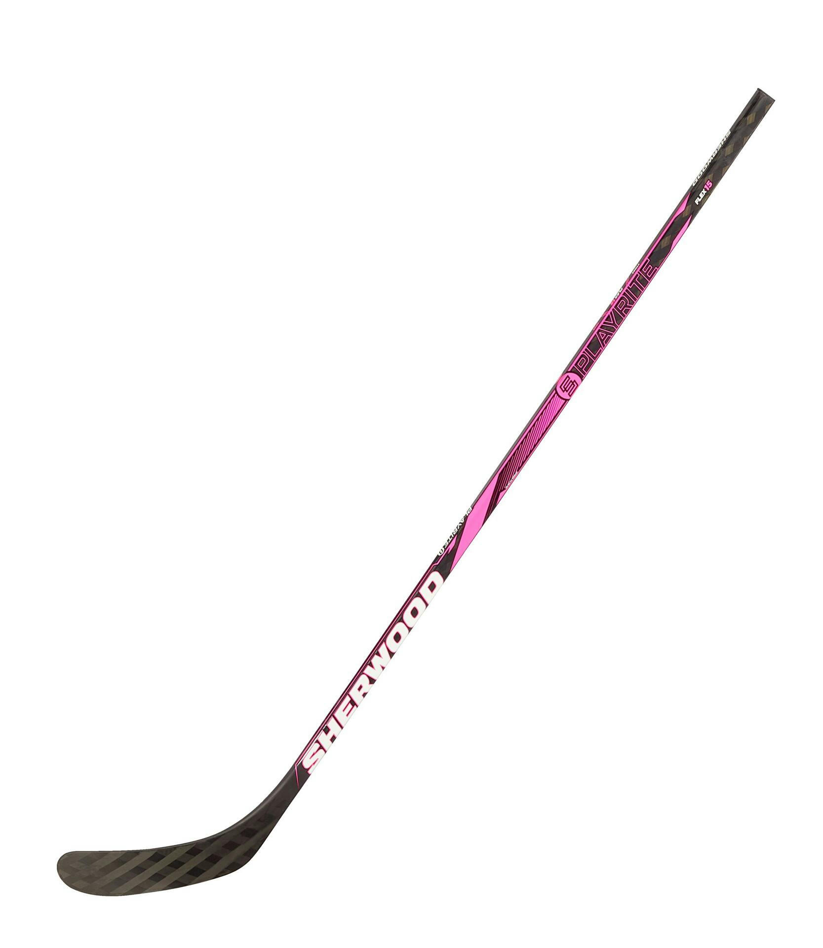 Sherwood Playrite 0 Composite Hockey Stick, Youth, 15 Flex, Pink