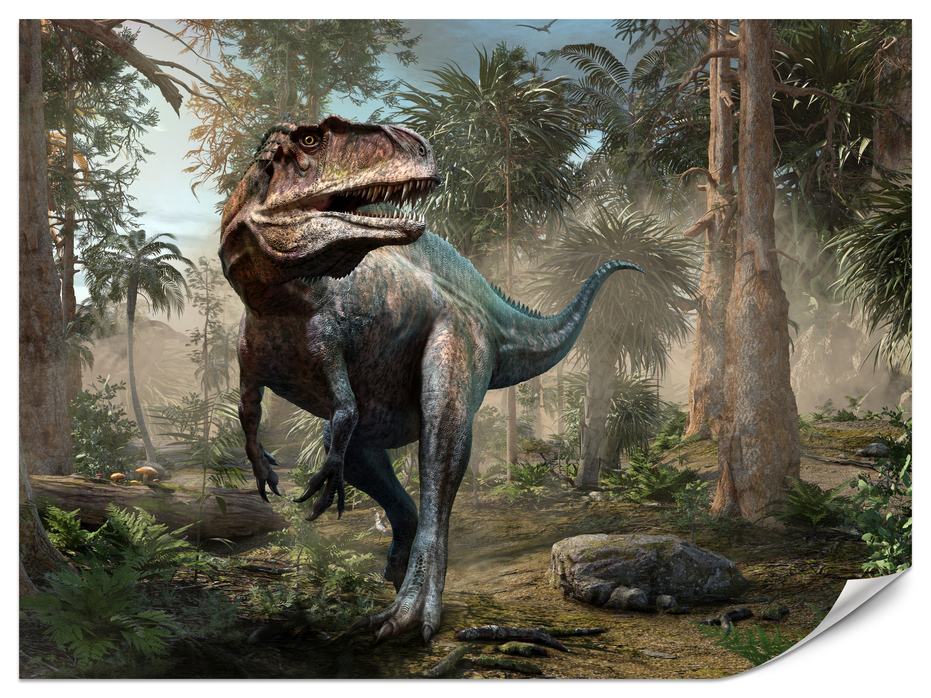 Fototapeta Realistyczny dinozaur 100x70cm