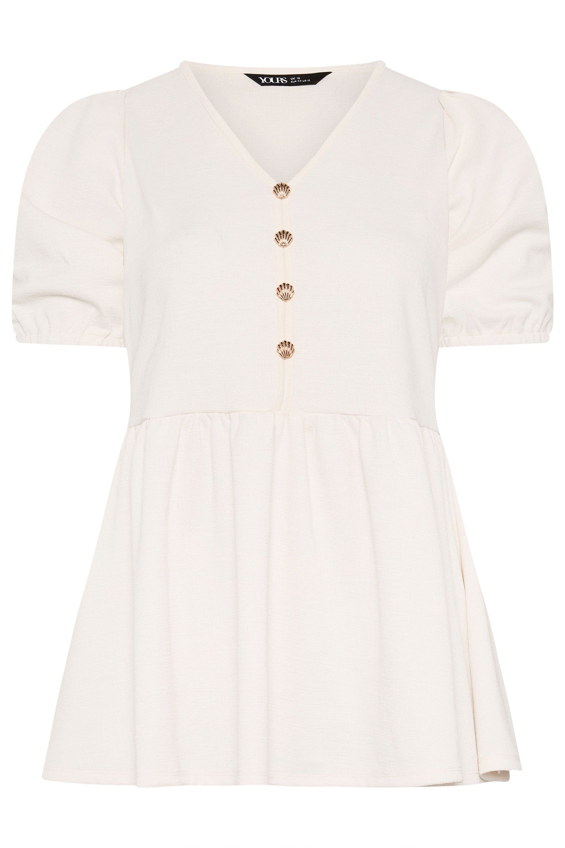Yours Peplum Shell Detail Top