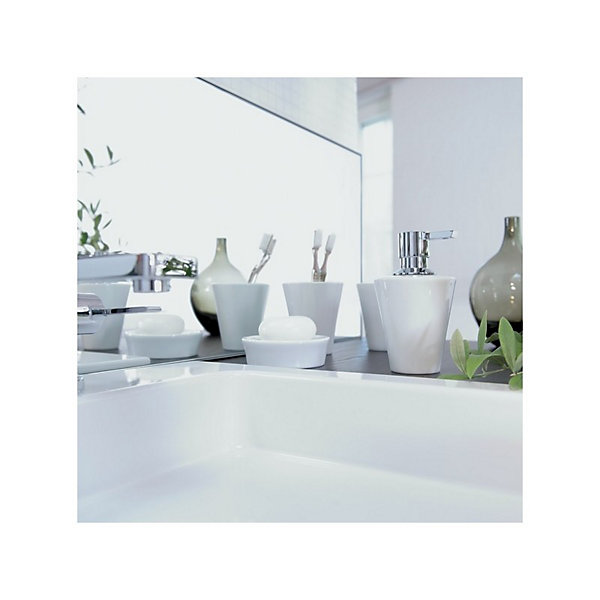 Distributeur de savon Porcelaine MAX LIGHT Blanc Spirella