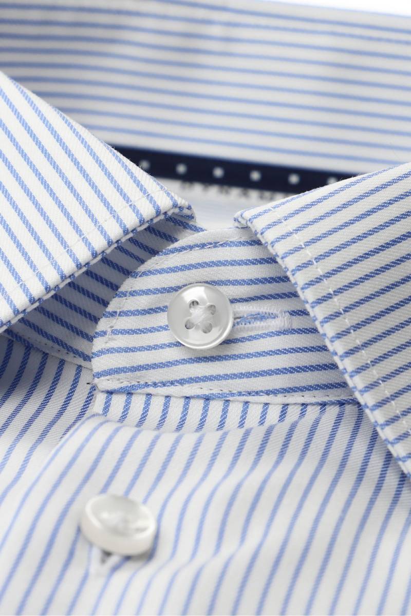 ETERNA Slim Fit Hemd blau, Gestreift