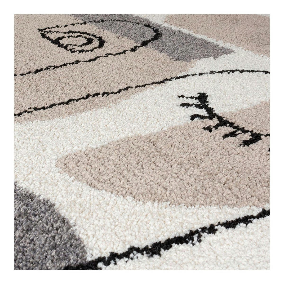 BEAUTY - Tapis  design en polypropylène beige 160x230