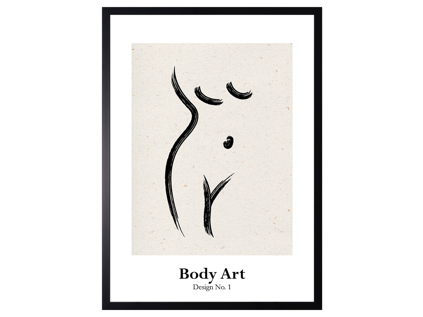Obraz w ramieBody Art. Design No.1 53x73 cm