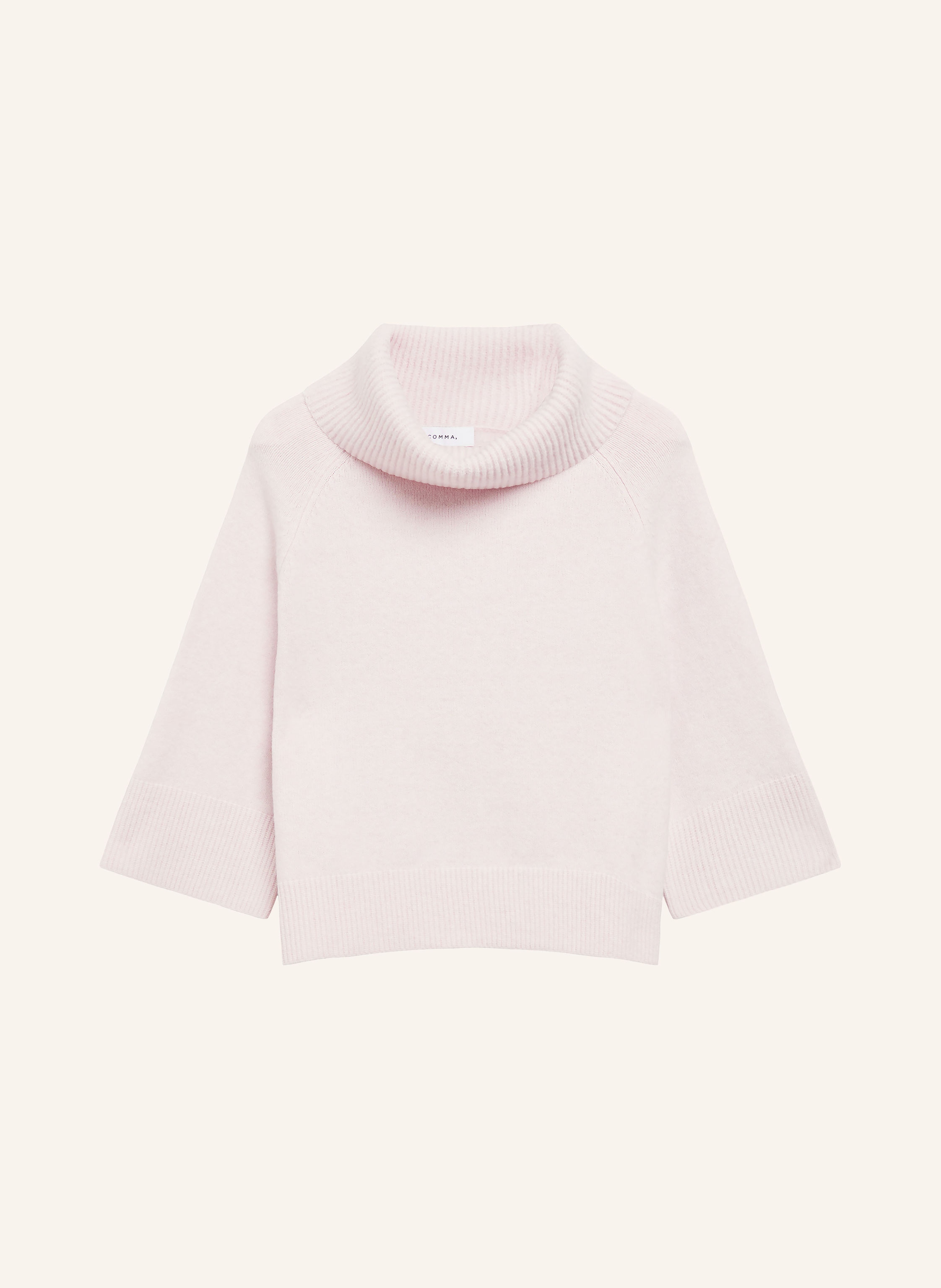 COMMA Rollkragenpullover mit 3/4-Arm