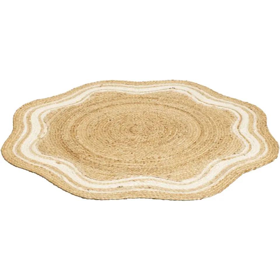 Vloerkleed Alandi - beige - &Oslash;100 cm