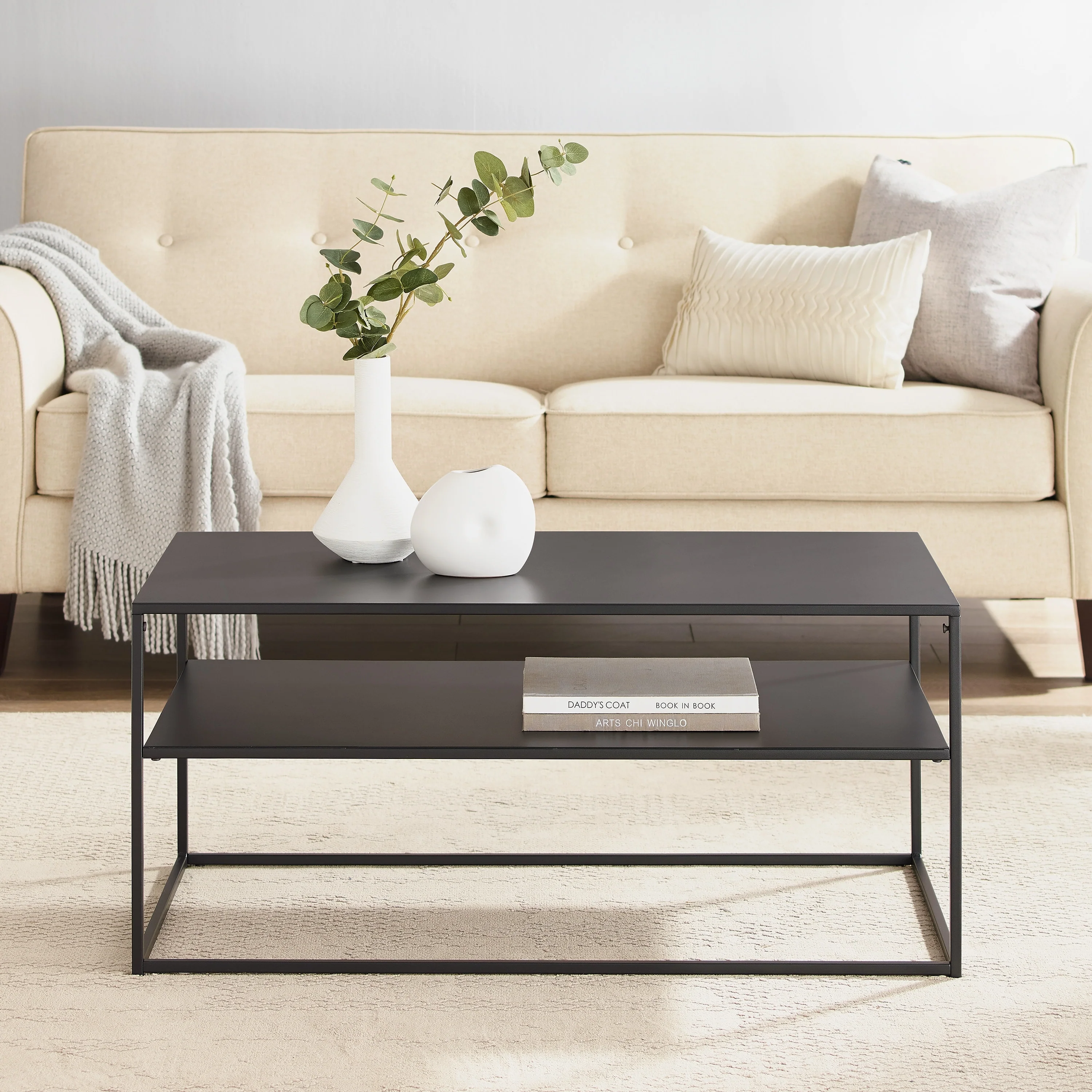 Crosley Braxton Coffee Table - 38 W x 18 D x 17 H
