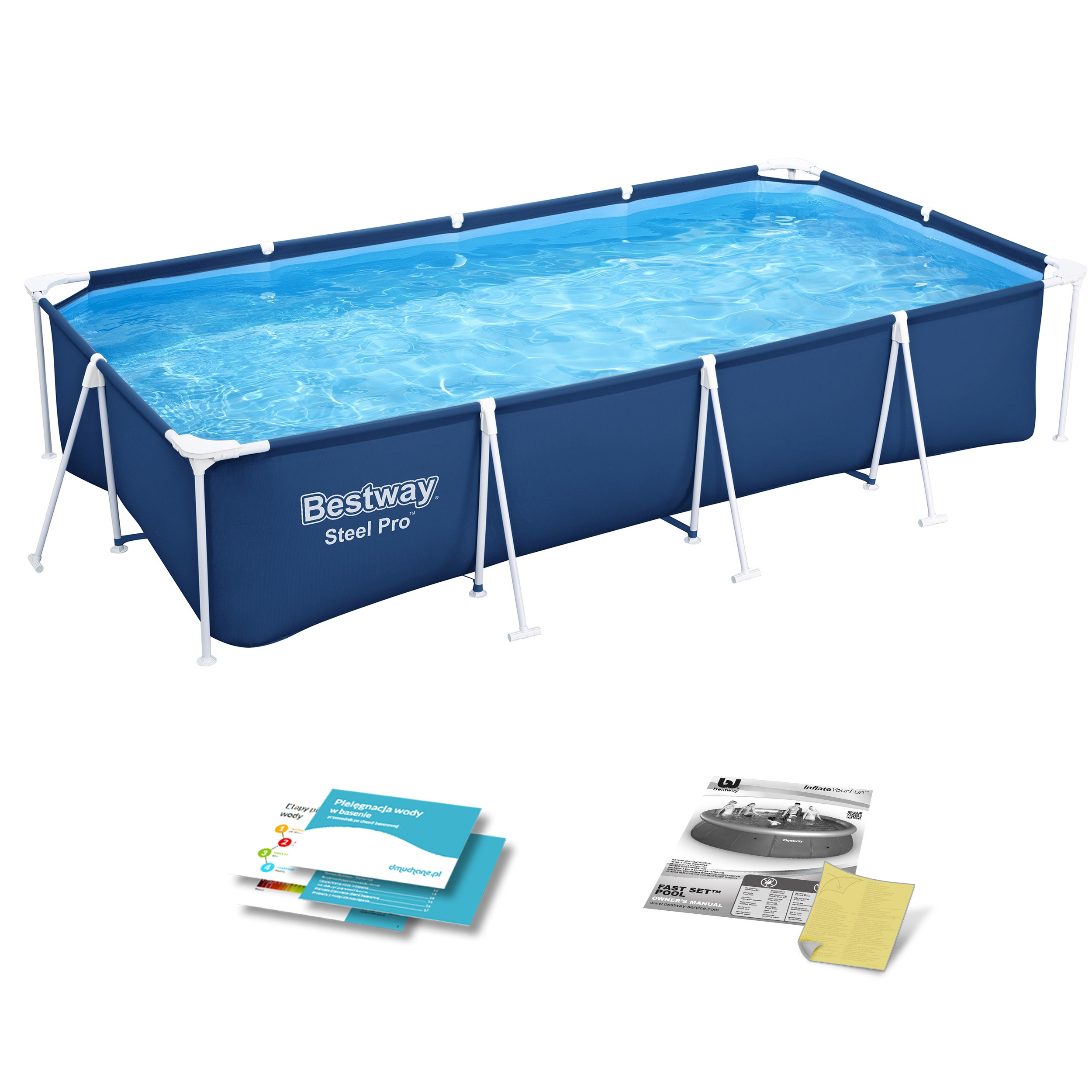 Basen ogrodowy stelażowy 400x211x81cm Bestway